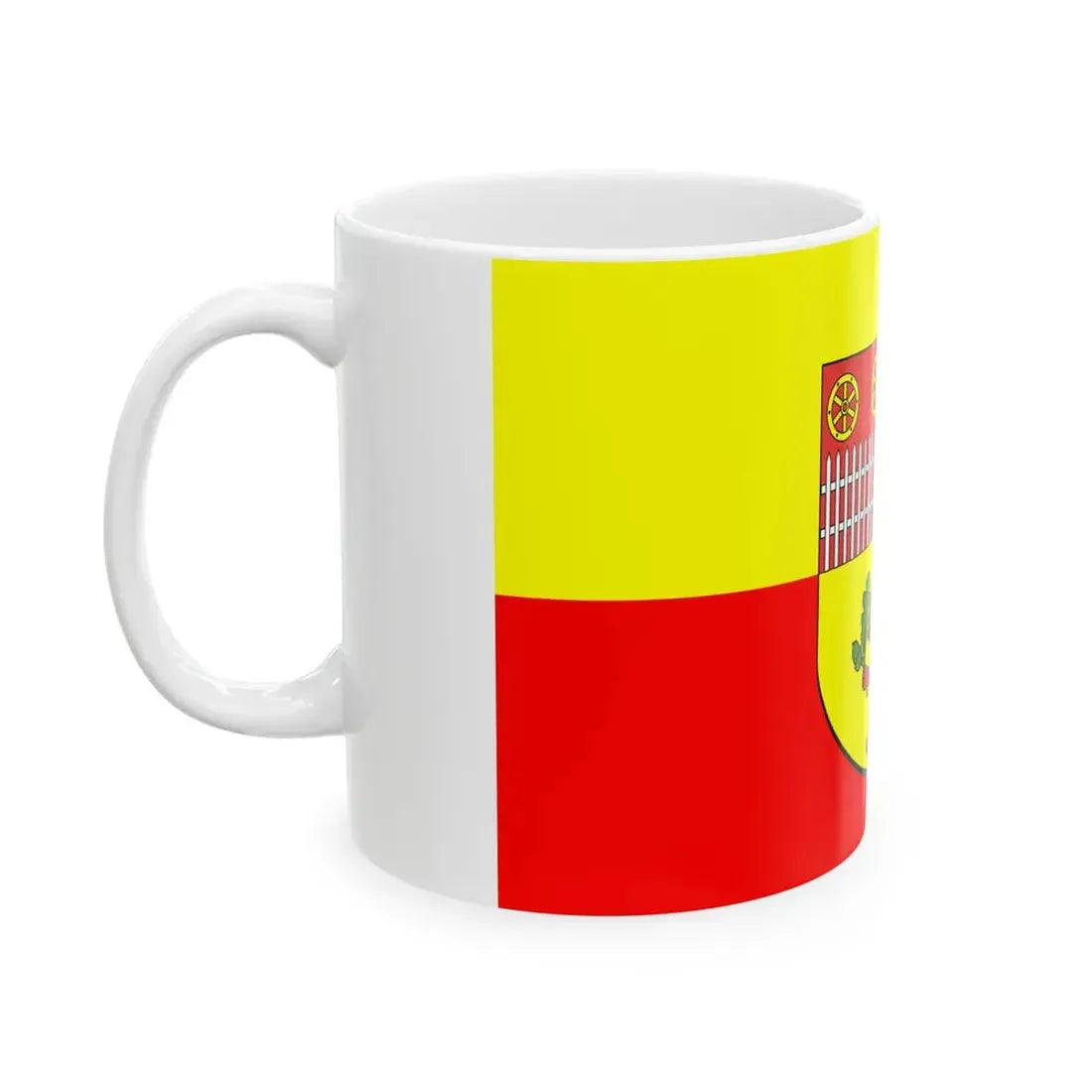 POL gmina Jarocin flag (Poland) White Coffee Mug - Go Mug Yourself