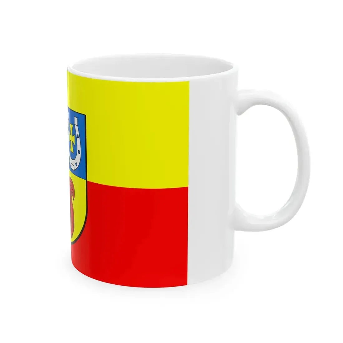 POL gmina Jarocin flag (Poland) White Coffee Mug - Go Mug Yourself