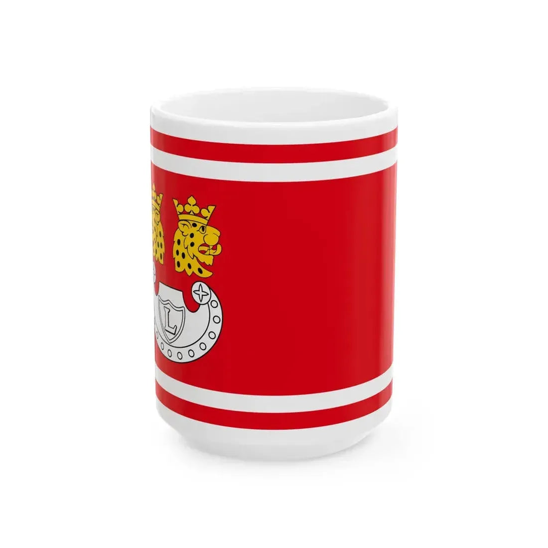 POL gmina Jastkow flag (Poland) White Coffee Mug 15oz - Go Mug Yourself