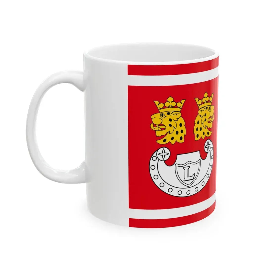 POL gmina Jastkow flag (Poland) White Coffee Mug - Go Mug Yourself