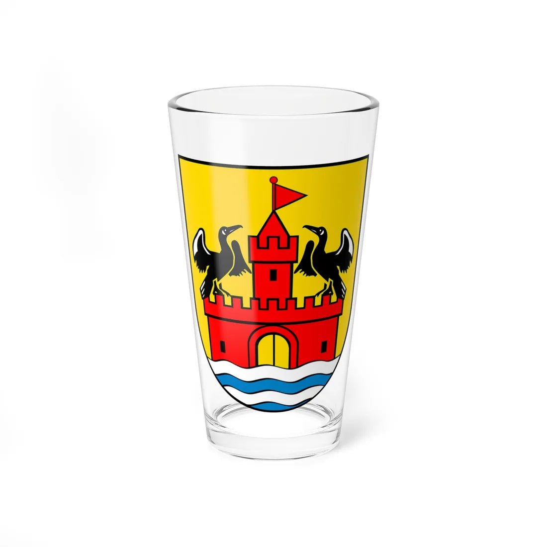 POL gmina Jedwabno COA (Poland) (Coat of Arms) Pint Glass 16oz 16oz - Go Mug Yourself