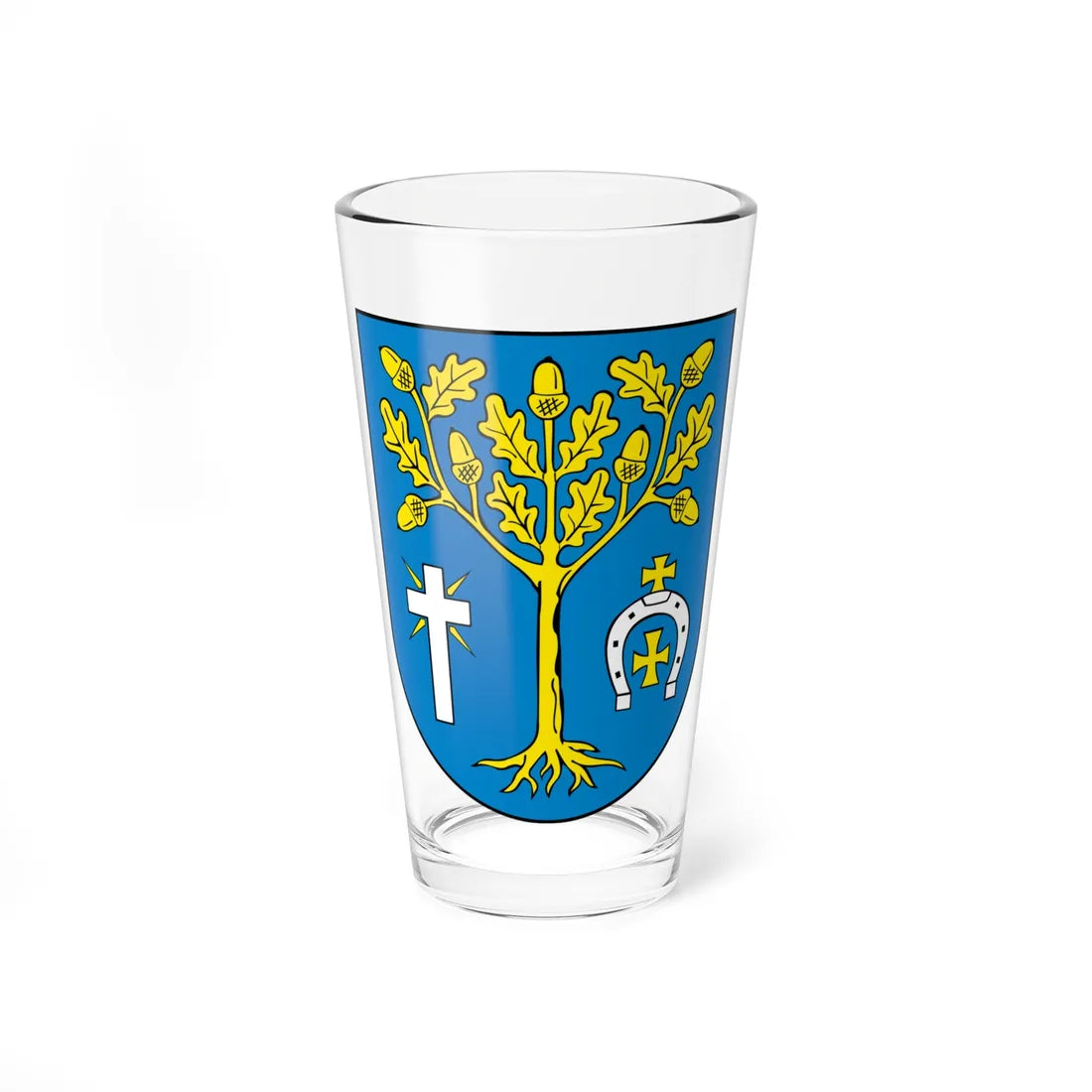 POL gmina Jeżowe COA (Poland) (Coat of Arms) Pint Glass 16oz 16oz - Go Mug Yourself