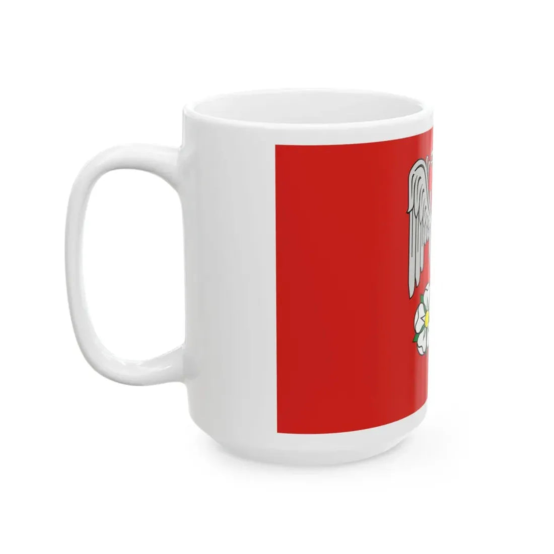 POL gmina Kesowo flag (Poland) White Coffee Mug - Go Mug Yourself