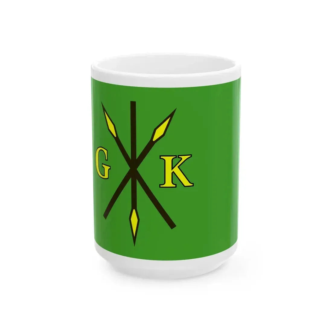 POL gmina Kije flag (Poland) White Coffee Mug 15oz - Go Mug Yourself