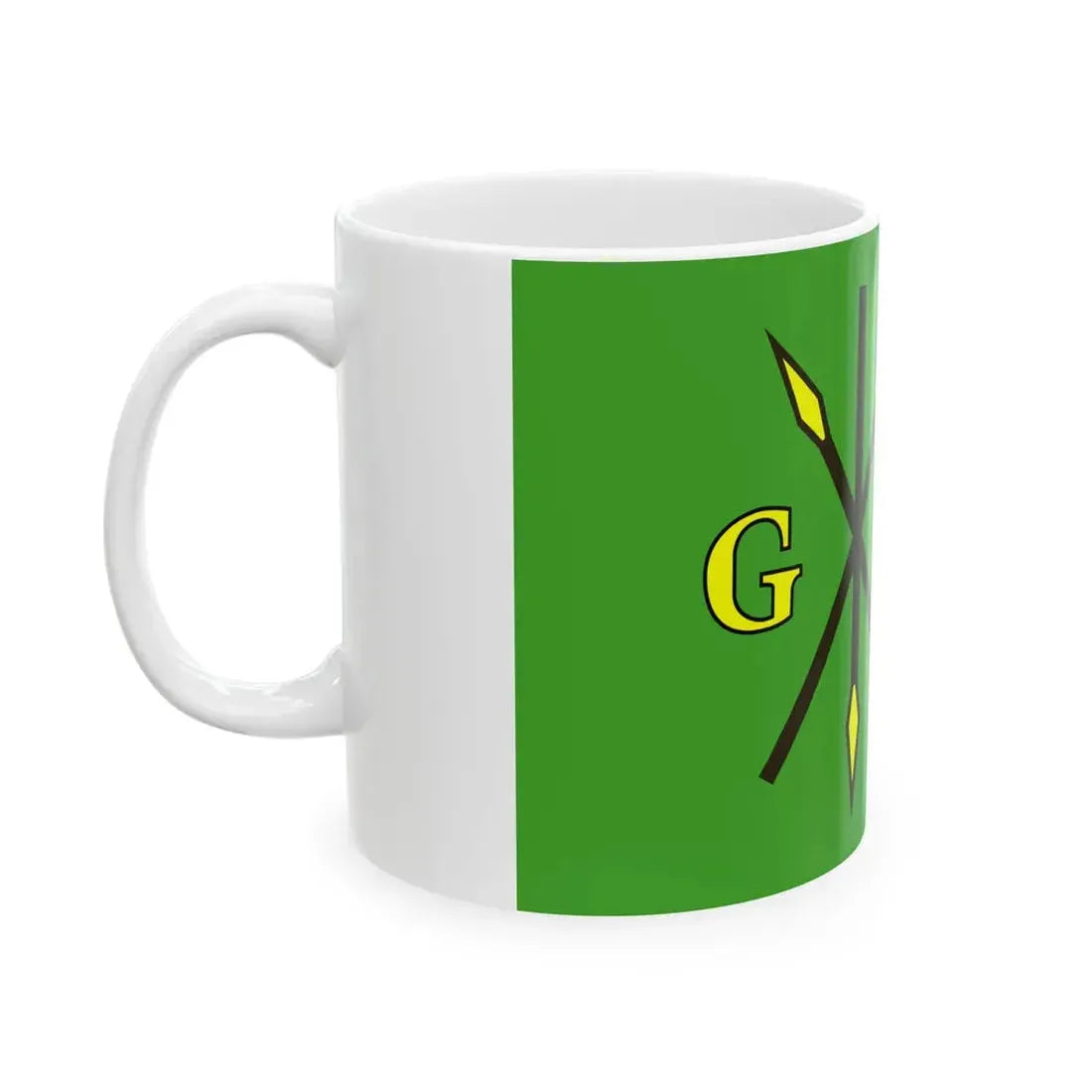 POL gmina Kije flag (Poland) White Coffee Mug - Go Mug Yourself