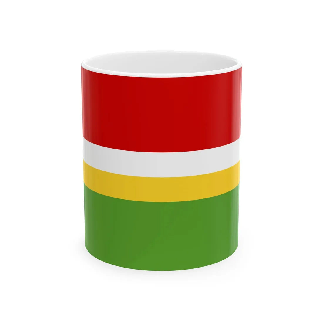 POL gmina Kobiele Wielkie flag (Poland) White Coffee Mug 11oz - Go Mug Yourself