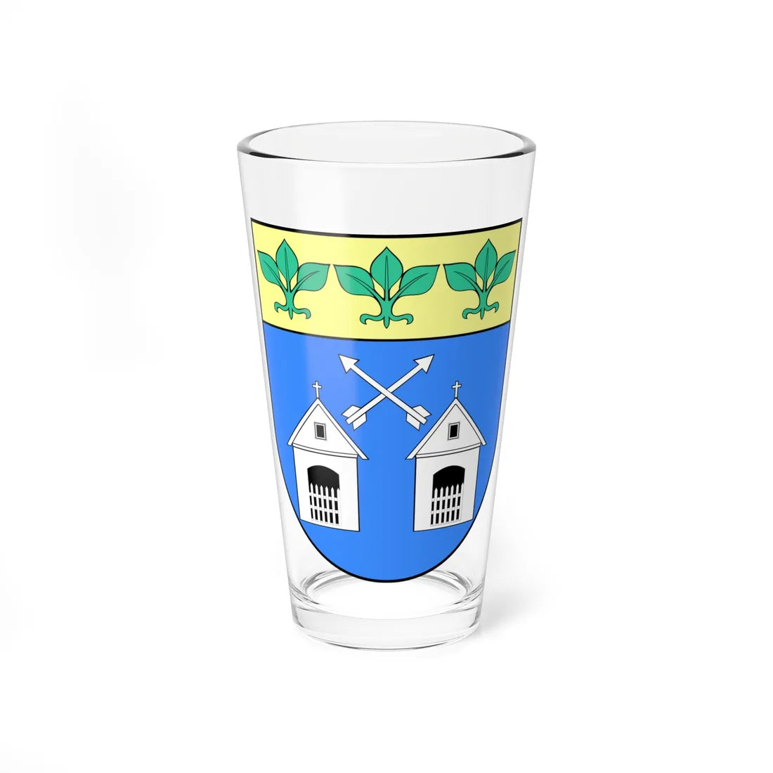 POL gmina Kochanowice COA (Poland) (Coat of Arms) Pint Glass 16oz 16oz - Go Mug Yourself