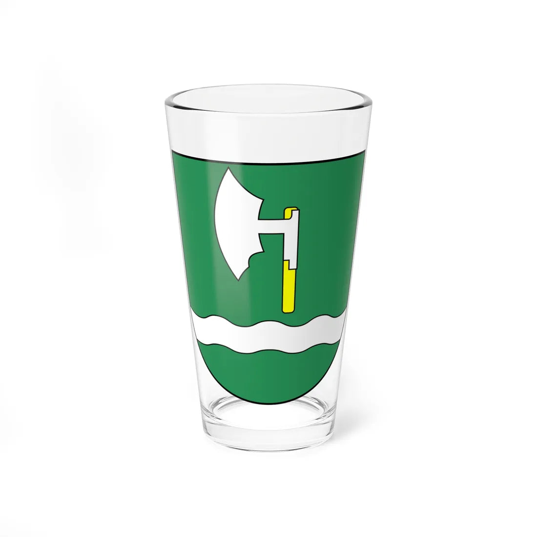 POL gmina Kłomnice COA (Poland) (Coat of Arms) Pint Glass 16oz 16oz - Go Mug Yourself