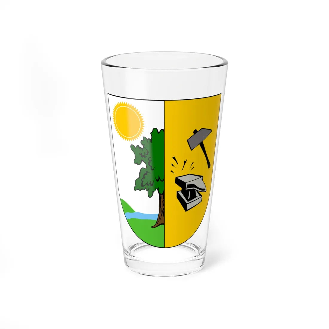 POL gmina Kowal COA (Poland) (Coat of Arms) Pint Glass 16oz 16oz - Go Mug Yourself