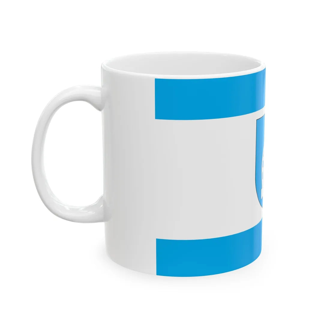 POL gmina Krzywda flag (Poland) White Coffee Mug - Go Mug Yourself