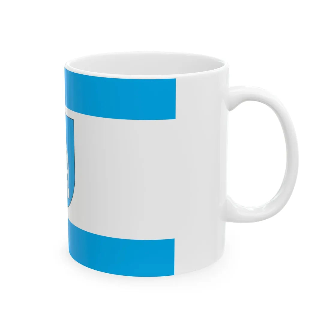POL gmina Krzywda flag (Poland) White Coffee Mug - Go Mug Yourself