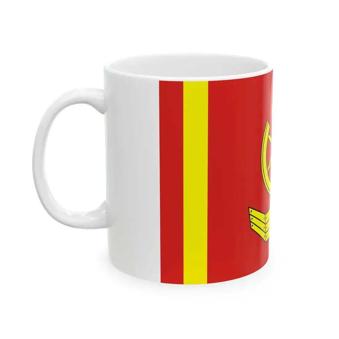 POL gmina Kuslin flag (Poland) White Coffee Mug - Go Mug Yourself