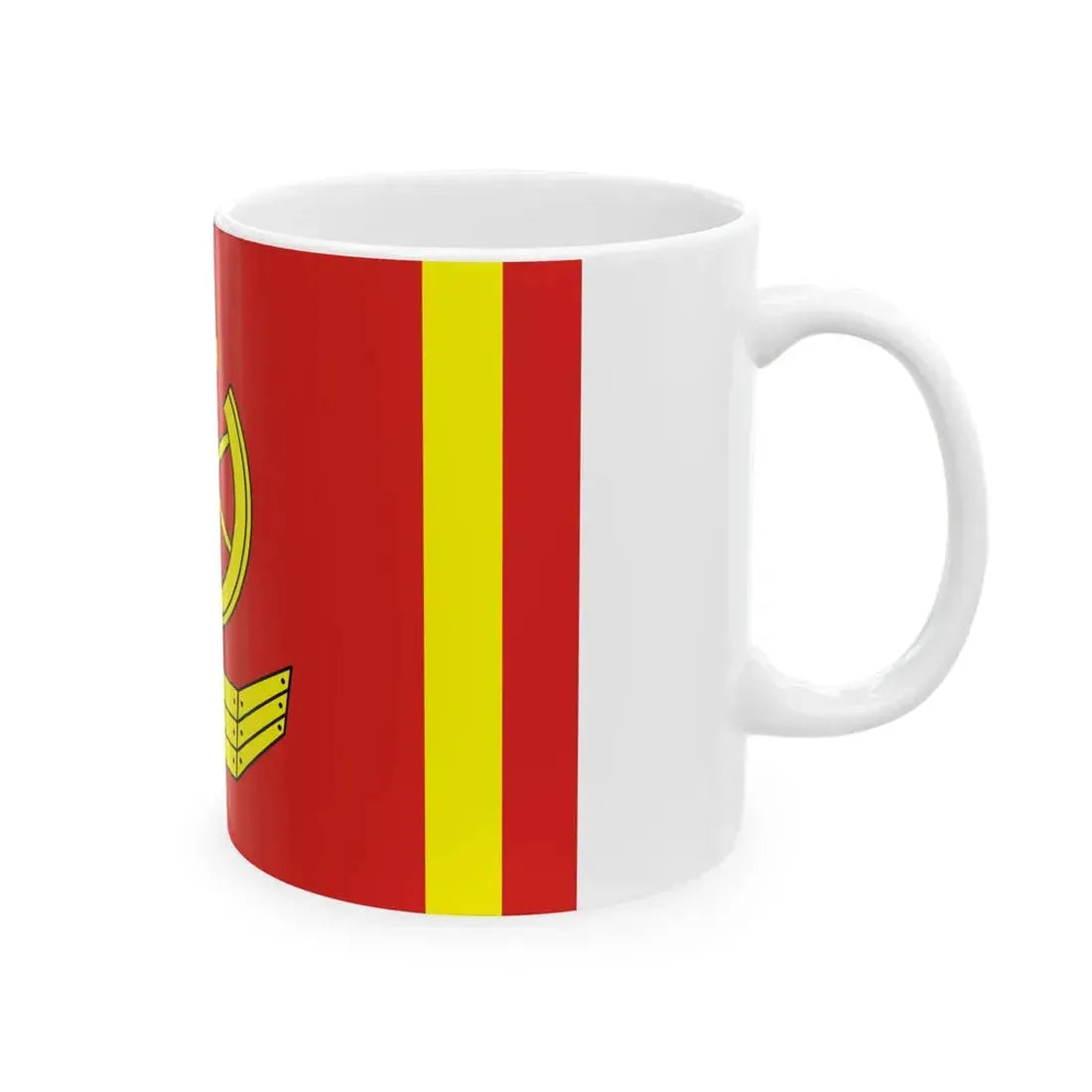 POL gmina Kuslin flag (Poland) White Coffee Mug - Go Mug Yourself