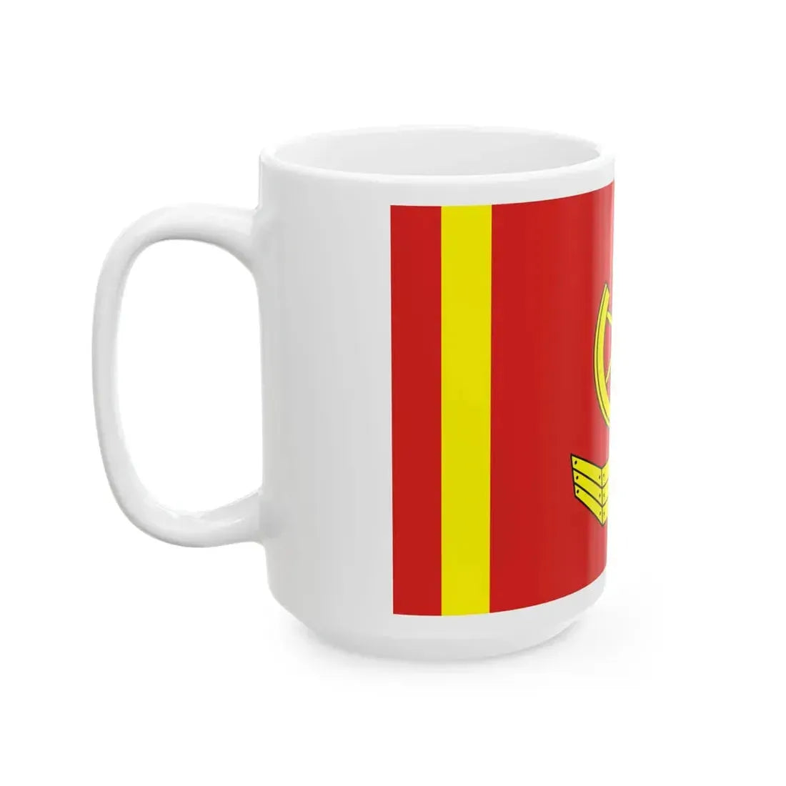 POL gmina Kuslin flag (Poland) White Coffee Mug - Go Mug Yourself