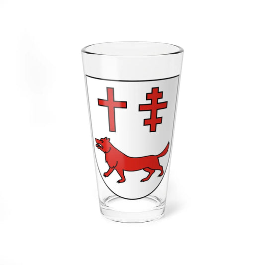 POL gmina Lelkowo COA (Poland) (Coat of Arms) Pint Glass 16oz 16oz - Go Mug Yourself