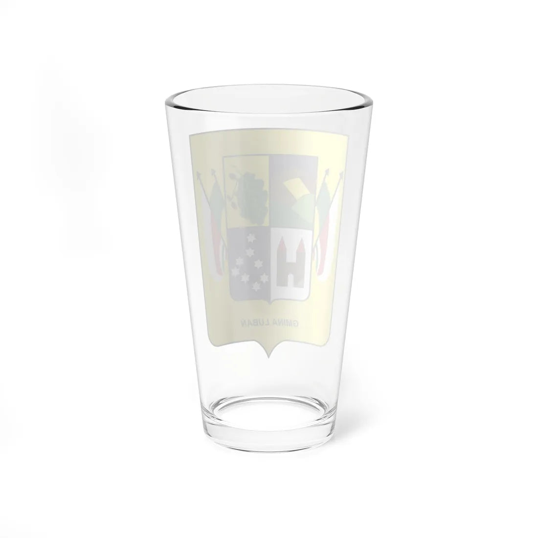 POL gmina Lubań COA (Poland) (Coat of Arms) Pint Glass 16oz - Go Mug Yourself