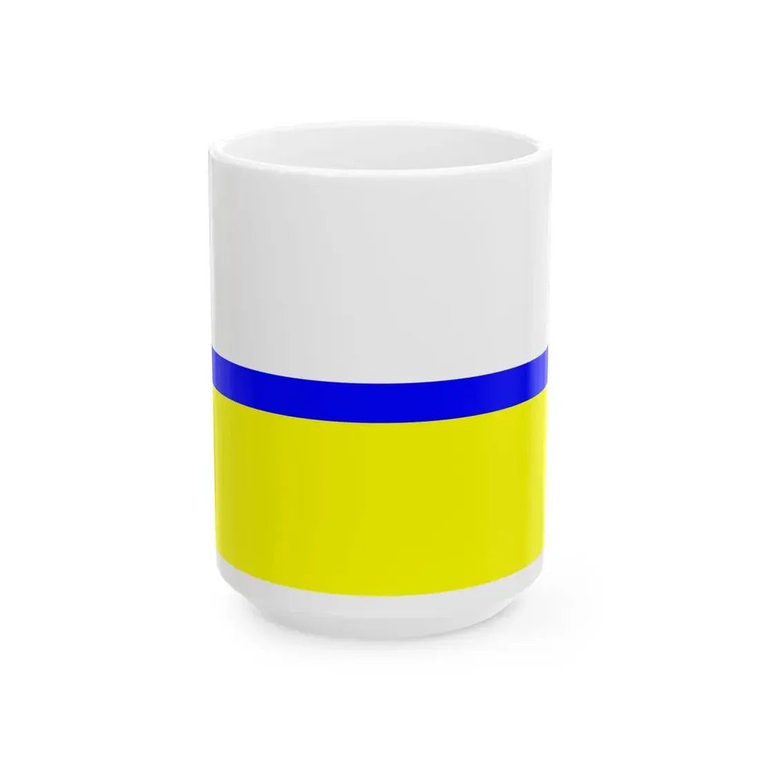 POL gmina Lubrza flag (Poland) White Coffee Mug 15oz - Go Mug Yourself
