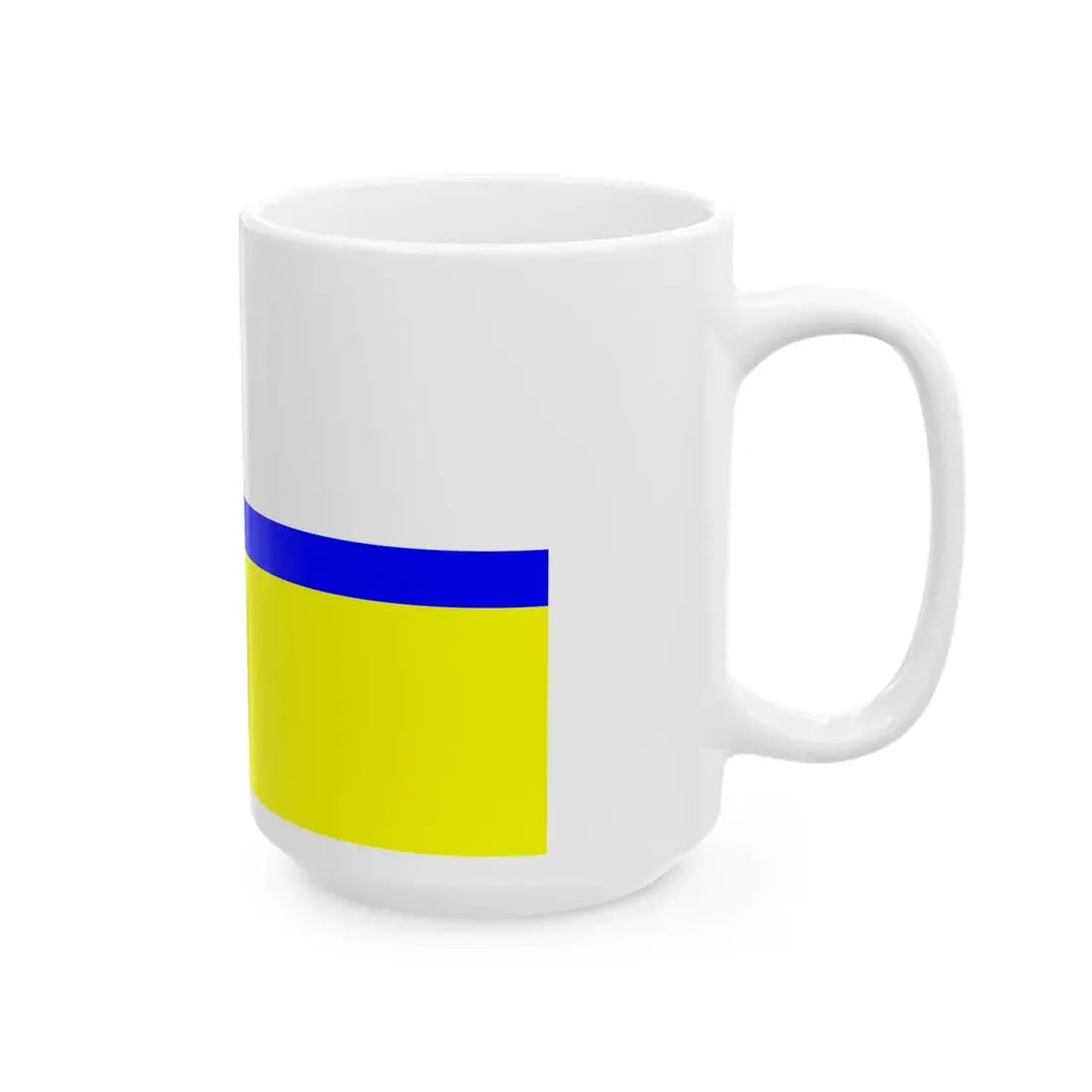POL gmina Lubrza flag (Poland) White Coffee Mug - Go Mug Yourself