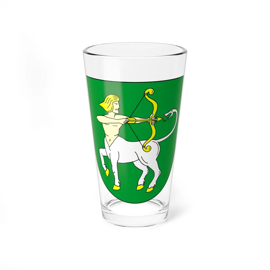 POL gmina Lutomiersk COA (Poland) (Coat of Arms) Pint Glass 16oz 16oz - Go Mug Yourself