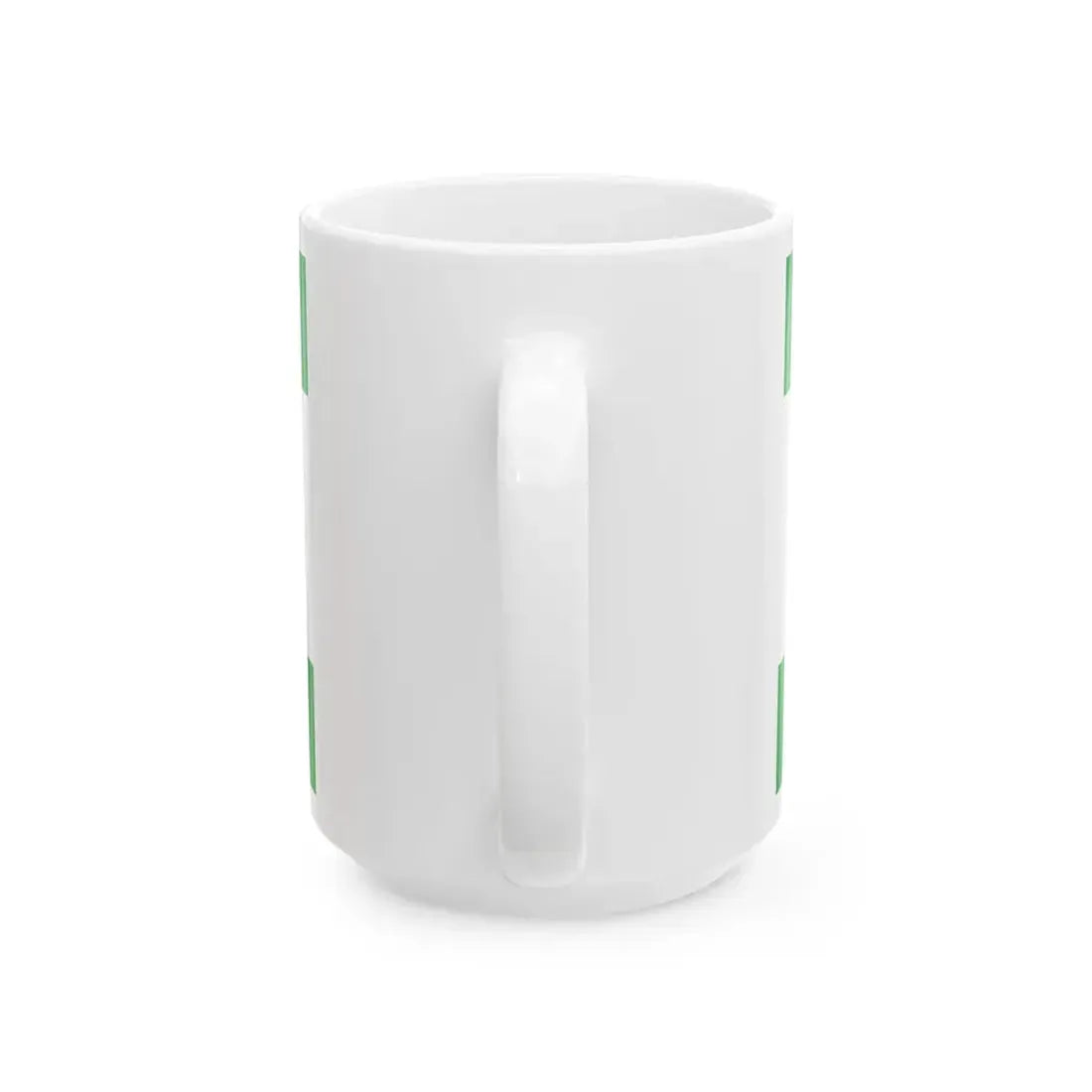 POL gmina Lutomiersk flag (Poland) White Coffee Mug - Go Mug Yourself