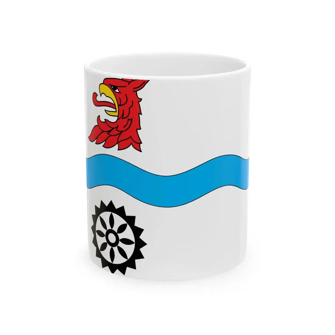 POL gmina Marianowo flag (Poland) White Coffee Mug 11oz - Go Mug Yourself