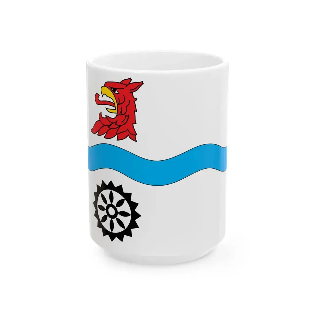 POL gmina Marianowo flag (Poland) White Coffee Mug 15oz - Go Mug Yourself