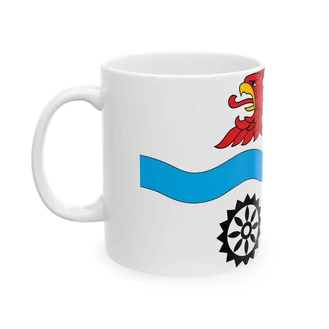 POL gmina Marianowo flag (Poland) White Coffee Mug - Go Mug Yourself