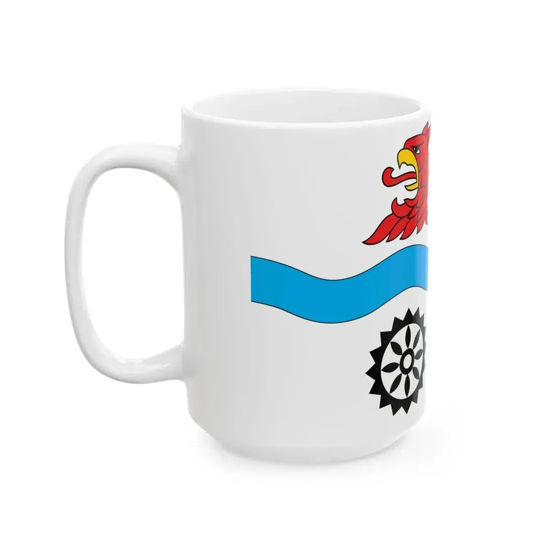 POL gmina Marianowo flag (Poland) White Coffee Mug - Go Mug Yourself
