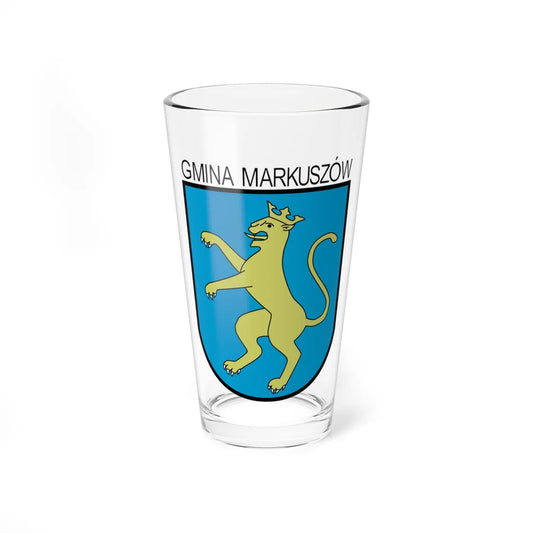 POL gmina Markuszów COA (Poland) (Coat of Arms) Pint Glass 16oz 16oz - Go Mug Yourself