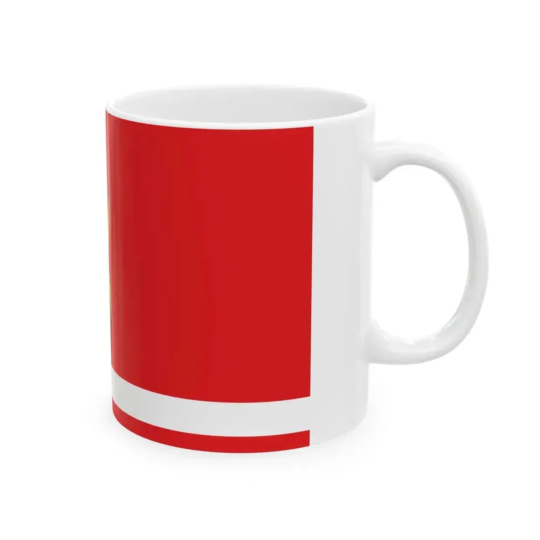 POL gmina Medrzechow flag (Poland) White Coffee Mug - Go Mug Yourself