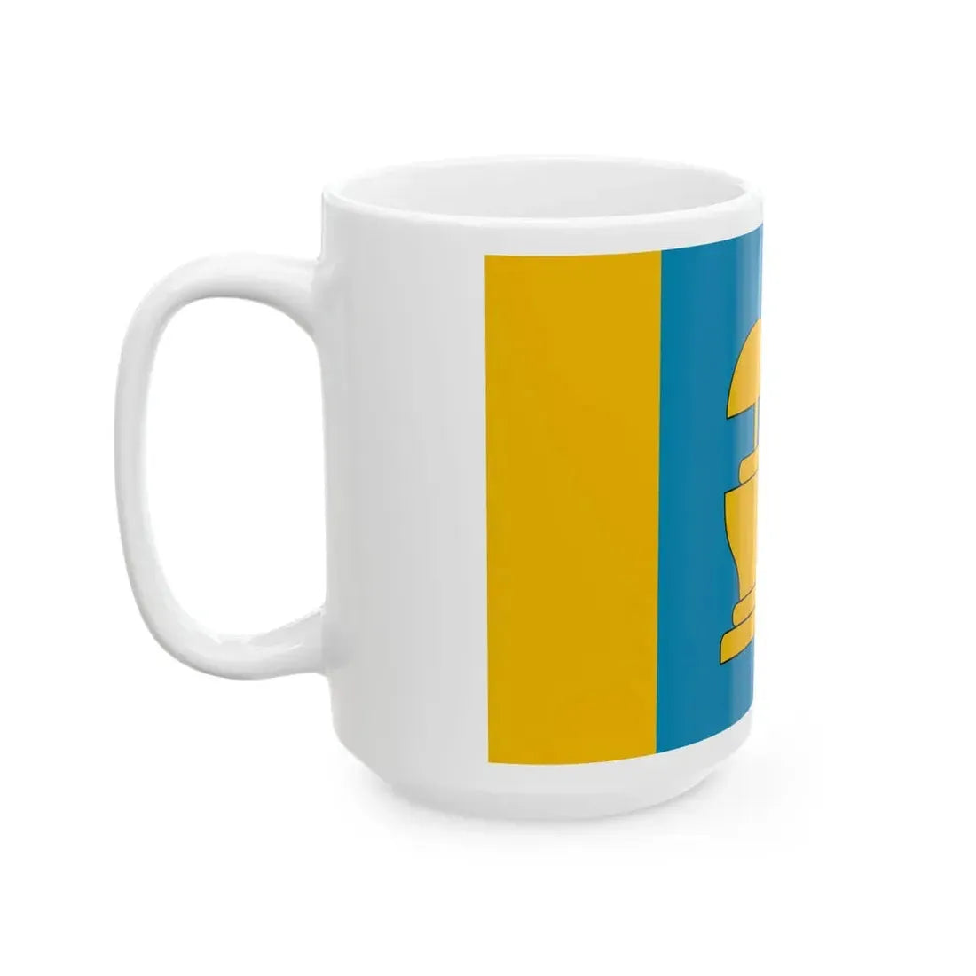 POL gmina Miedzna flag (Poland) White Coffee Mug - Go Mug Yourself
