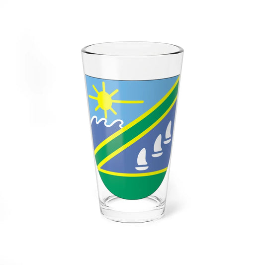 POL gmina Mielno COA (Poland) (Coat of Arms) Pint Glass 16oz 16oz - Go Mug Yourself