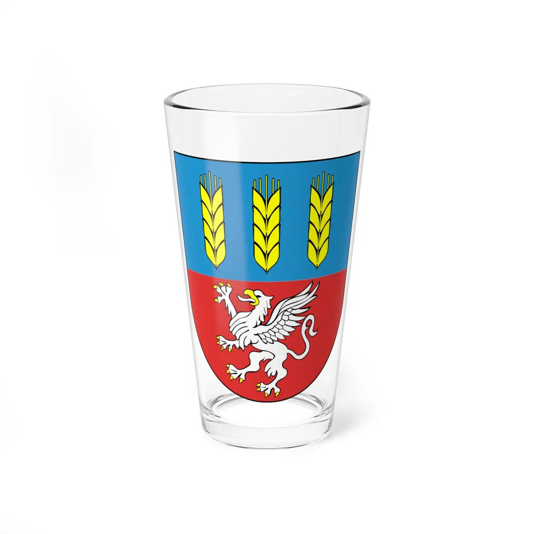 POL gmina Mierzęcice COA (Poland) (Coat of Arms) Pint Glass 16oz 16oz - Go Mug Yourself