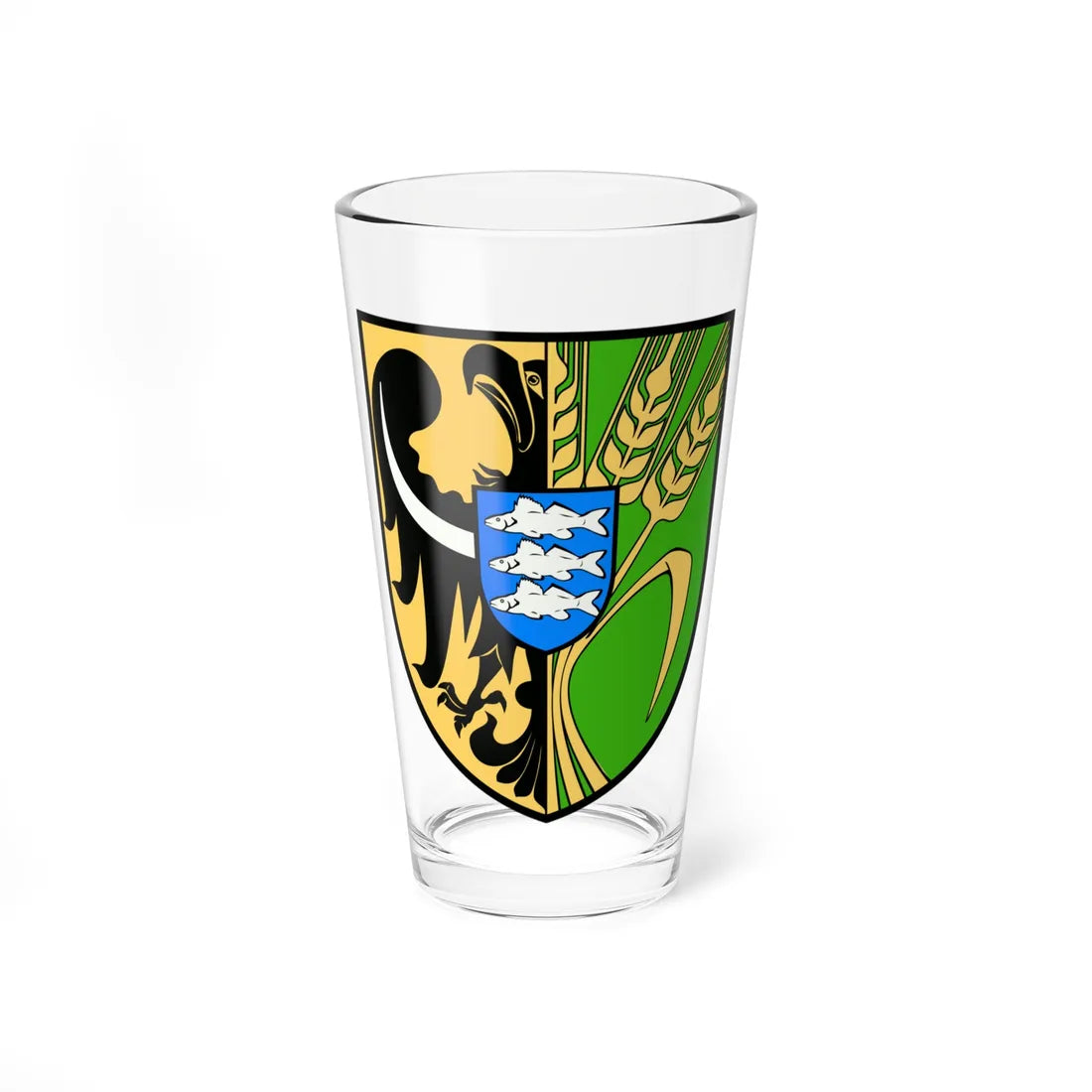 POL gmina Mietków COA (Poland) (Coat of Arms) Pint Glass 16oz 16oz - Go Mug Yourself