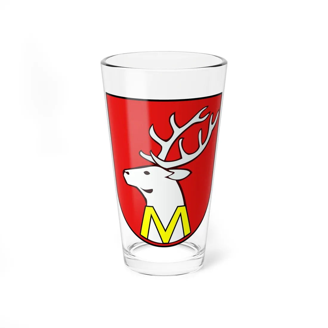 POL gmina Milanów COA (Poland) (Coat of Arms) Pint Glass 16oz 16oz - Go Mug Yourself