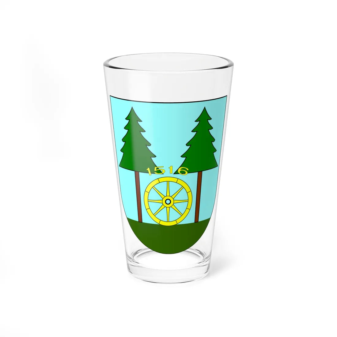 POL gmina Milejczyce COA (Poland) (Coat of Arms) Pint Glass 16oz 16oz - Go Mug Yourself