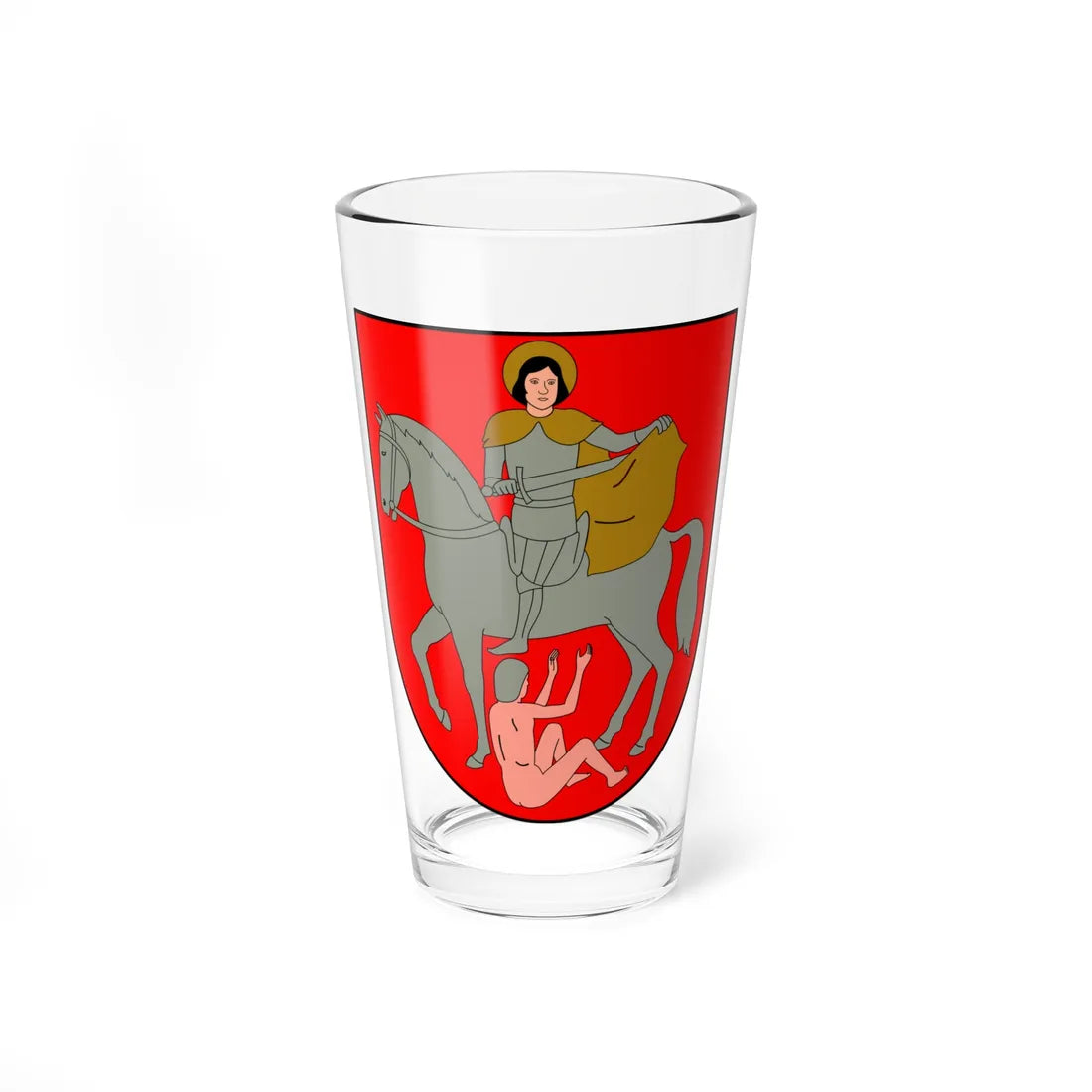 POL gmina Mochowo COA (Poland) (Coat of Arms) Pint Glass 16oz 16oz - Go Mug Yourself
