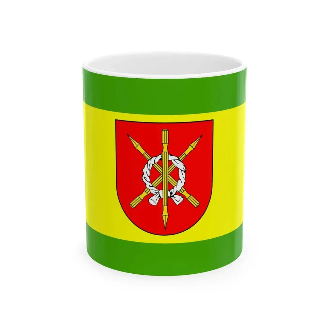 POL gmina Moszczenica flag (Poland) White Coffee Mug 11oz - Go Mug Yourself