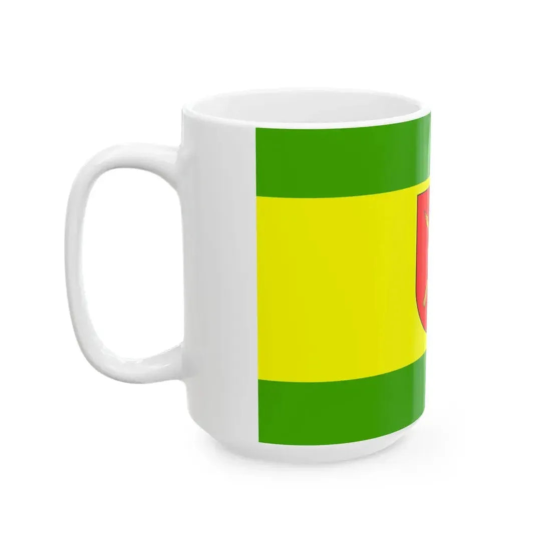 POL gmina Moszczenica flag (Poland) White Coffee Mug - Go Mug Yourself