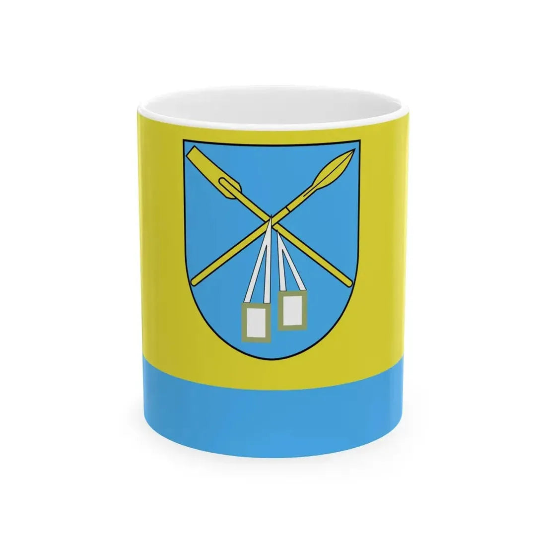 POL gmina Moszczenica gorlicki flag (Poland) White Coffee Mug 11oz - Go Mug Yourself