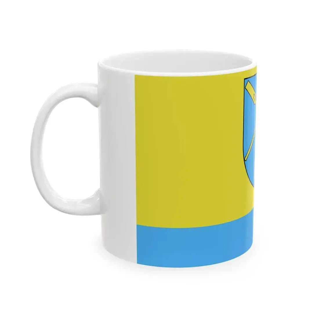 POL gmina Moszczenica gorlicki flag (Poland) White Coffee Mug - Go Mug Yourself
