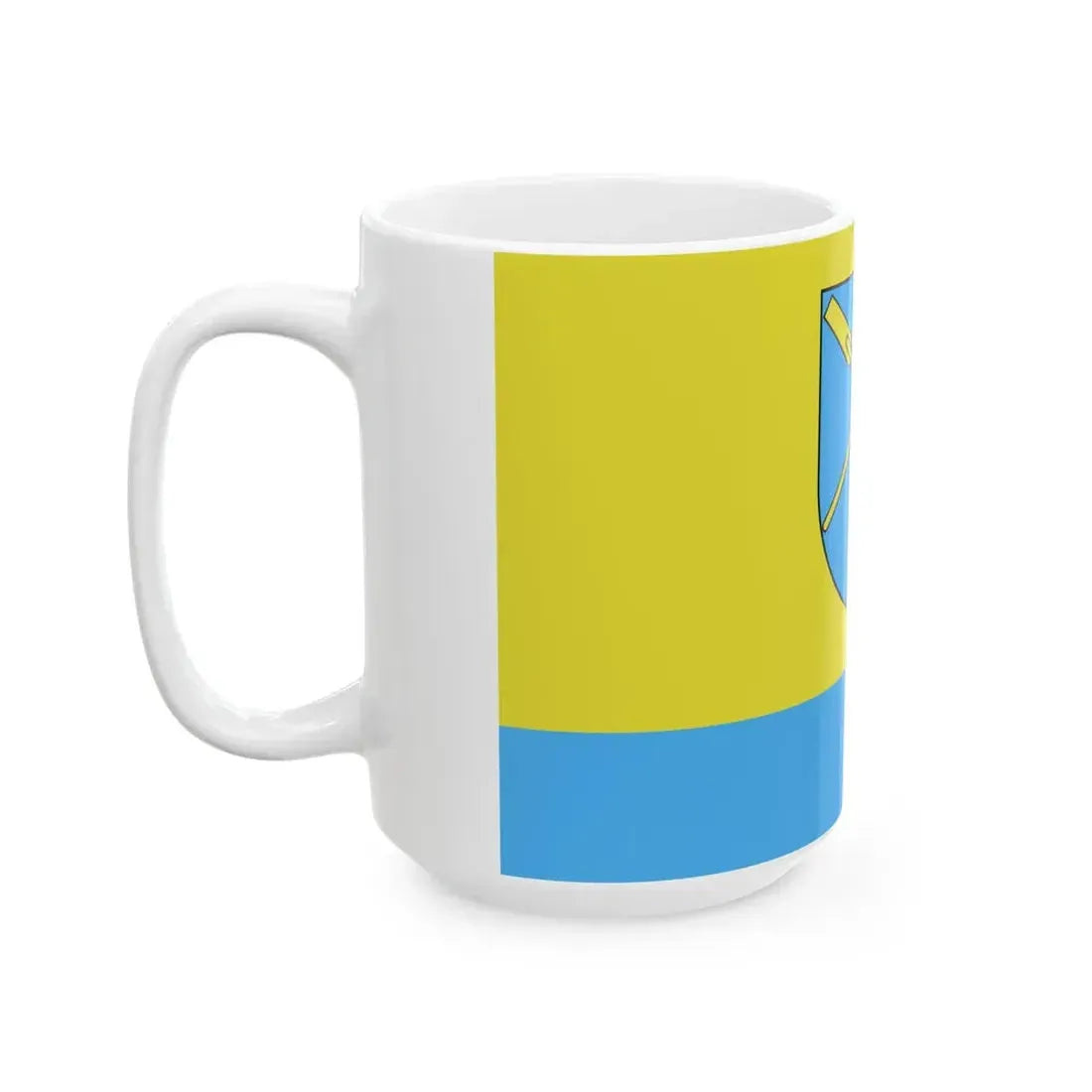 POL gmina Moszczenica gorlicki flag (Poland) White Coffee Mug - Go Mug Yourself
