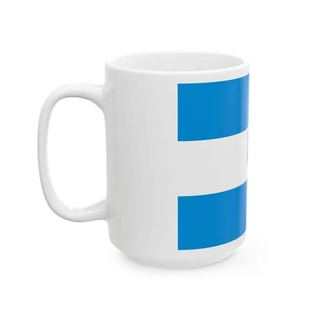 POL gmina Mszana flag (Poland) White Coffee Mug - Go Mug Yourself