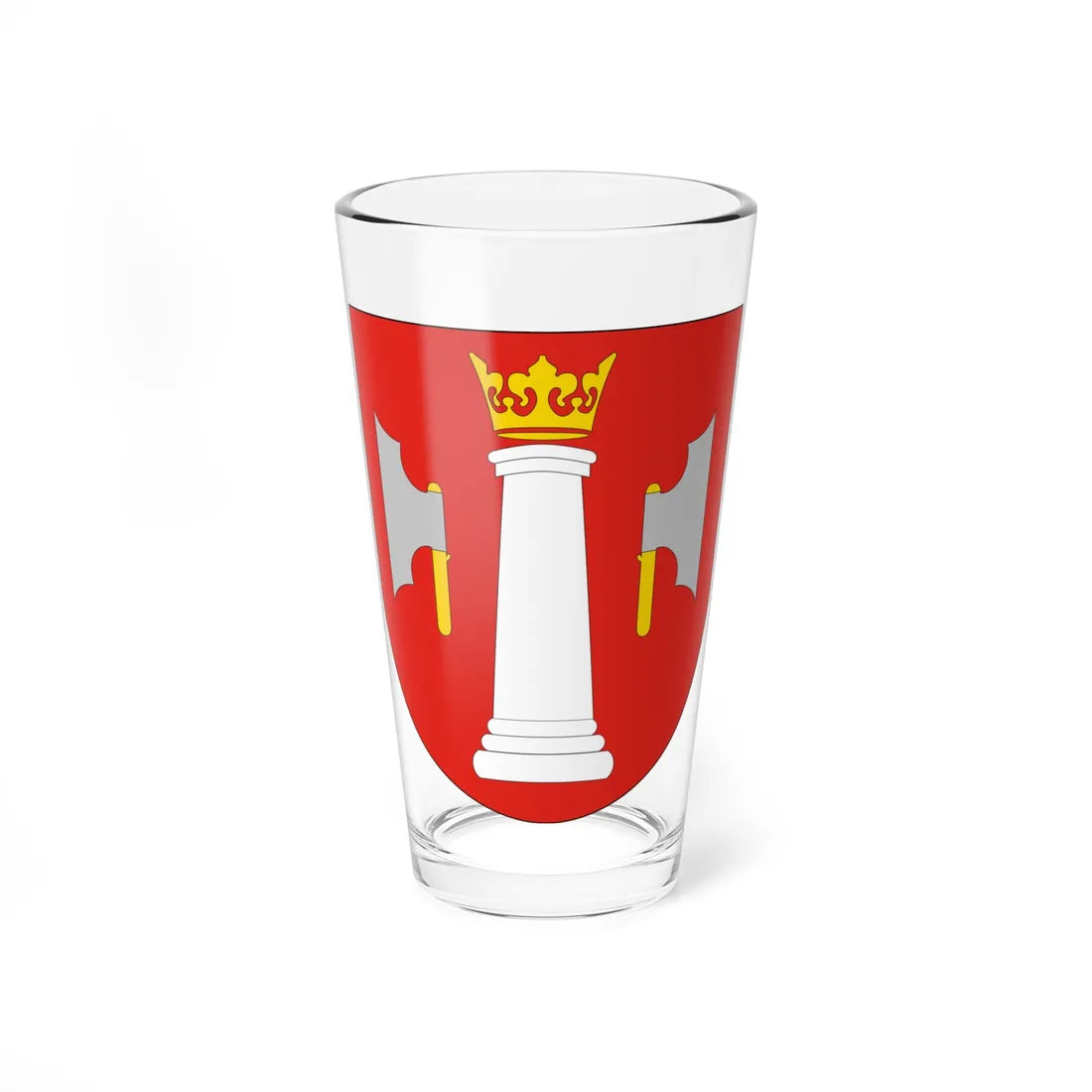 POL gmina Nagłowice COA (Poland) (Coat of Arms) Pint Glass 16oz 16oz - Go Mug Yourself