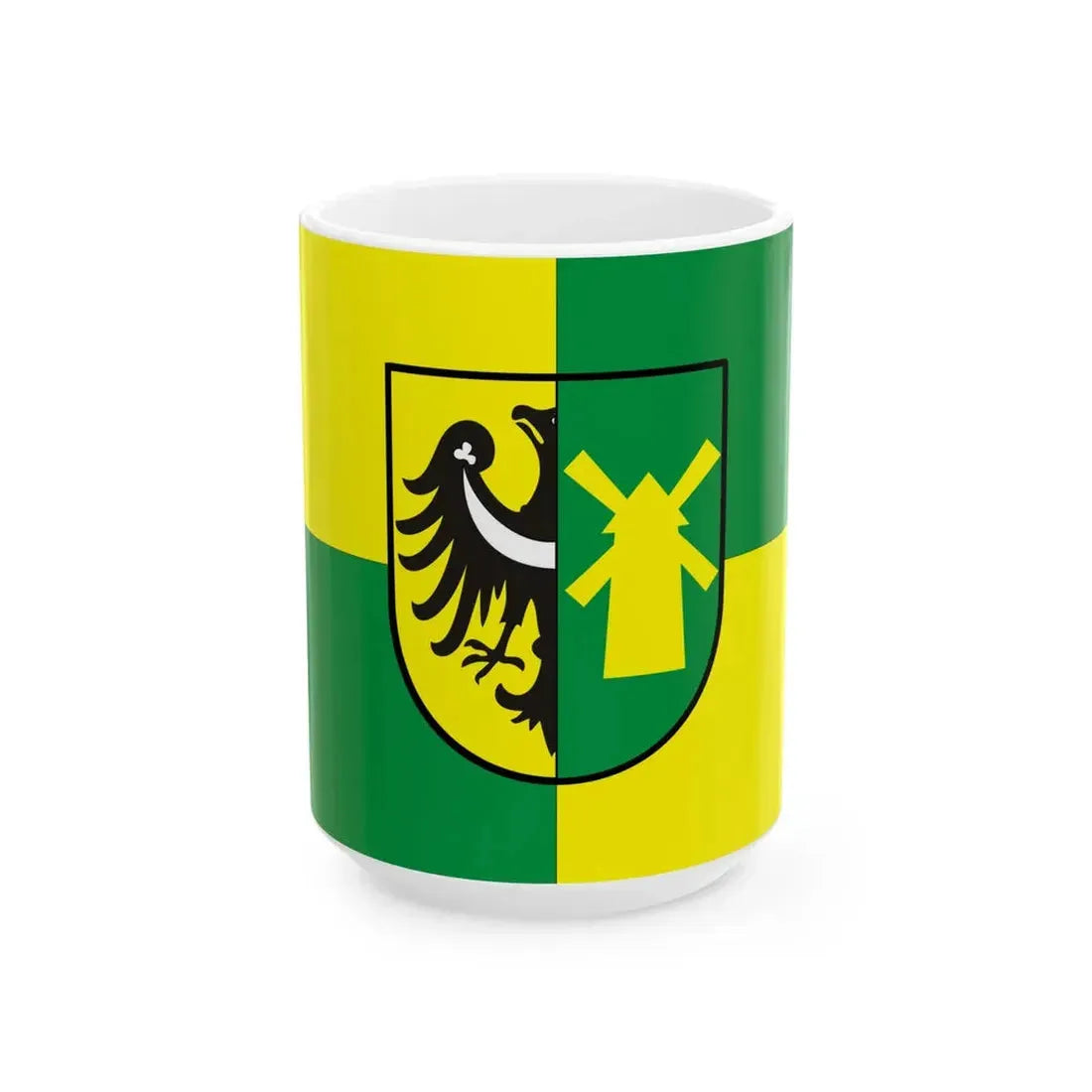 POL gmina Nowa Sol flag (Poland) White Coffee Mug 15oz - Go Mug Yourself