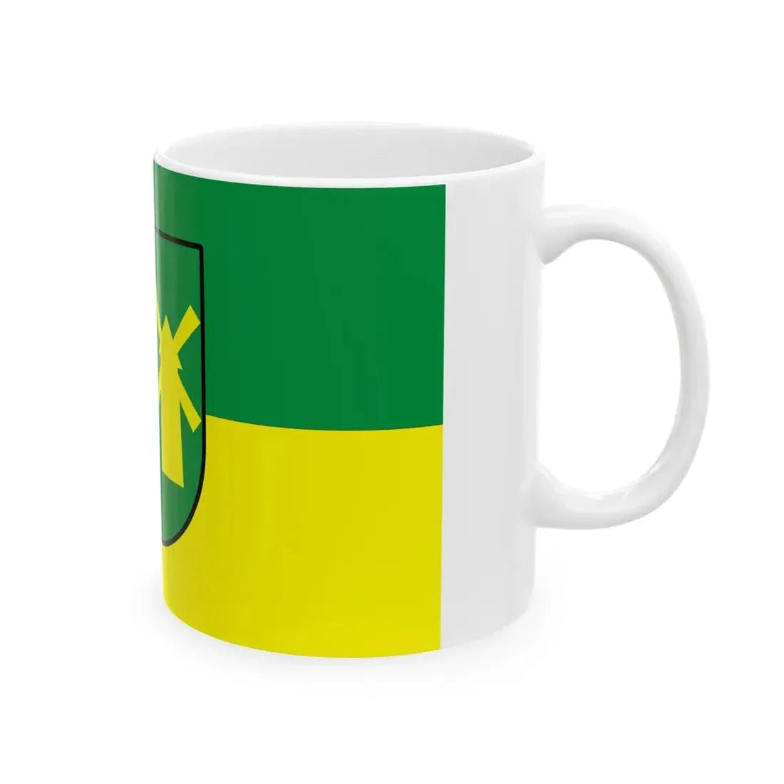 POL gmina Nowa Sol flag (Poland) White Coffee Mug - Go Mug Yourself