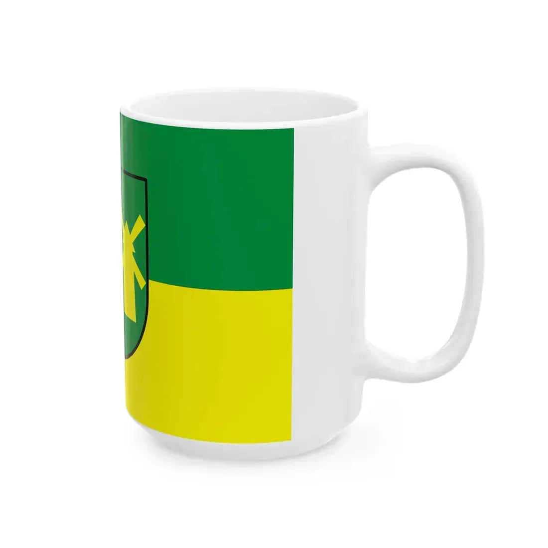 POL gmina Nowa Sol flag (Poland) White Coffee Mug - Go Mug Yourself