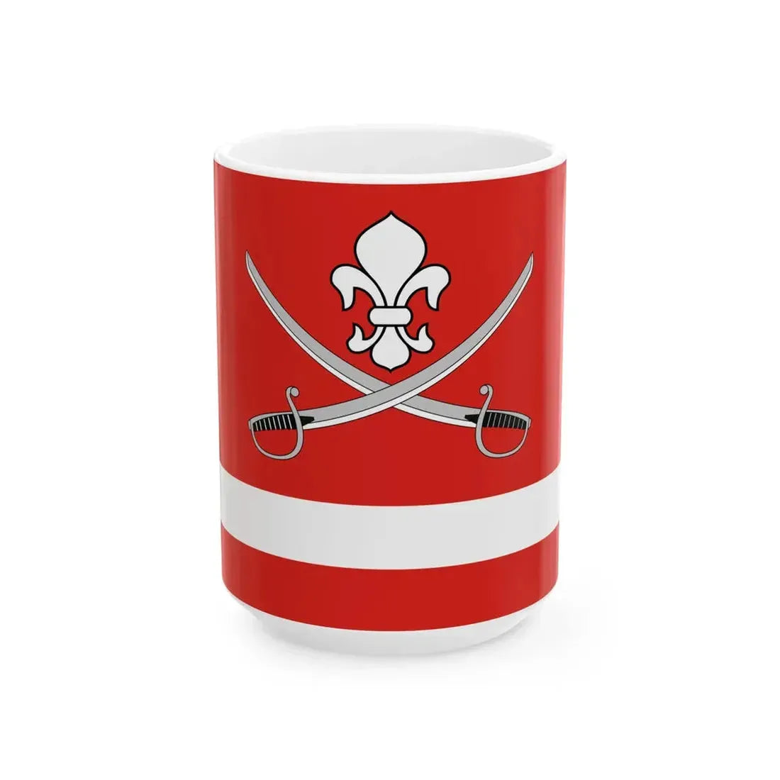 POL gmina Nowa Wies Wielka flag (Poland) White Coffee Mug 15oz - Go Mug Yourself