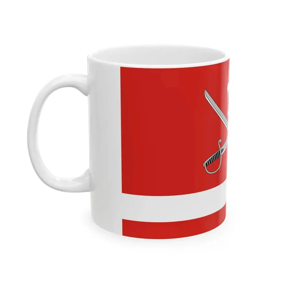 POL gmina Nowa Wies Wielka flag (Poland) White Coffee Mug - Go Mug Yourself