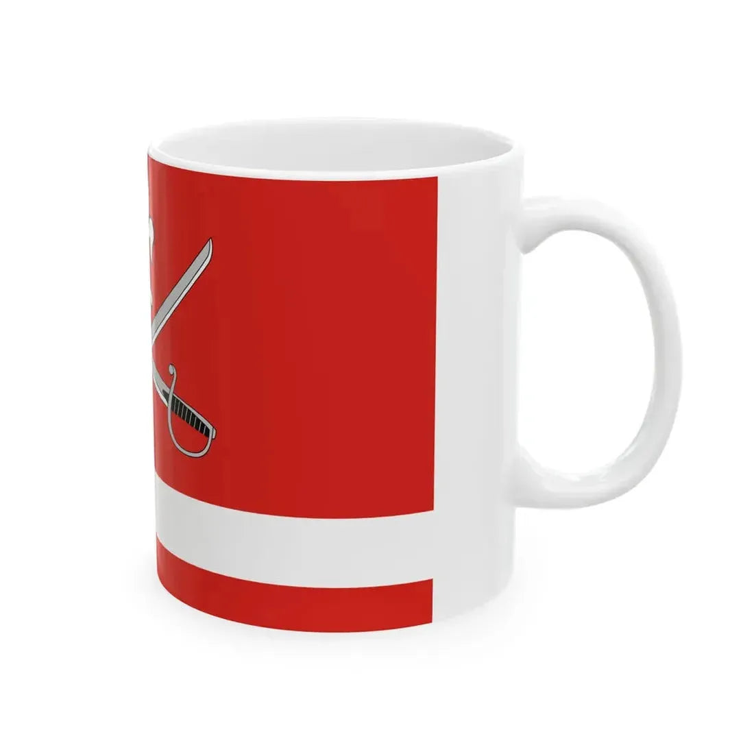 POL gmina Nowa Wies Wielka flag (Poland) White Coffee Mug - Go Mug Yourself